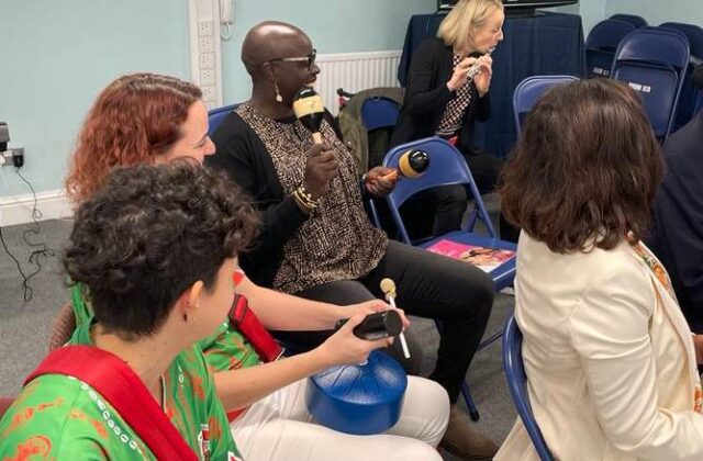 Audience at Ealing Music Therapy AGM