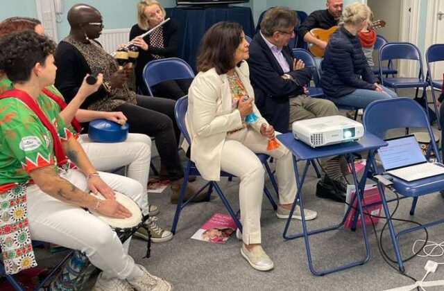 Audience at Ealing Music Therapy AGM